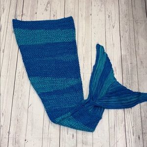 Crocheted Mermaid Tail blanket